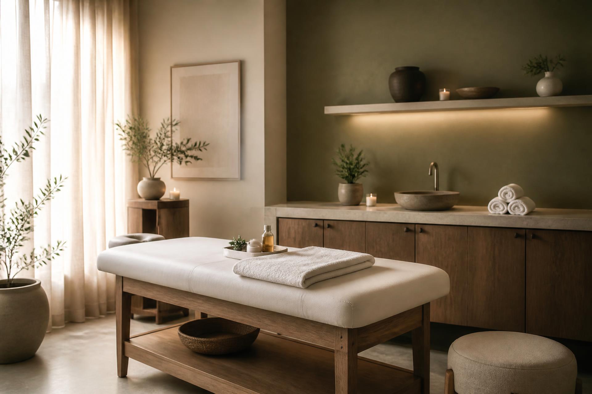 Massage Oase studio interior