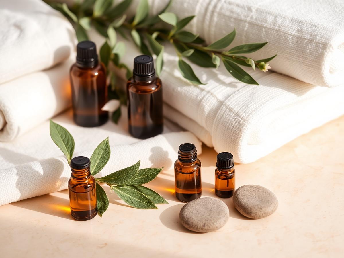Massageöle und Pflegeprodukte
